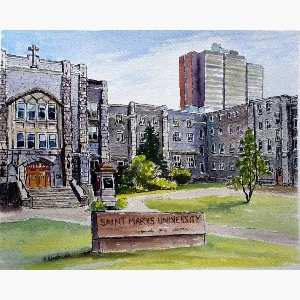 Saint Mary's University, Halifax, Nova Scotia $30.00 (8 x 10 inches in size)