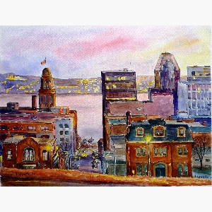 Dawn over Prince Street, Halifax $30.00 (8 x 10 inches in size)