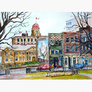Early Spring, Barrington Street, Halifax $30.00 (8 x 10 inches in size)