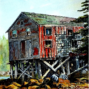Miss Hirtle Island, Nova Scotia $30.00 (8 x 10 inches in size)