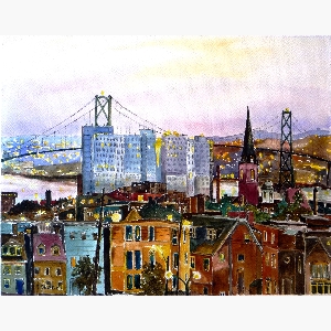 Good Morning Halifax, Nova Scotia $30.00 (8 x 10 inches in size)