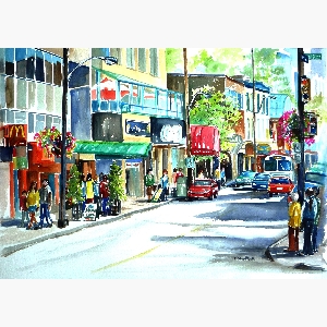 Spring Garden Road, Halifax $30.00 (8 x 10 inches in size)